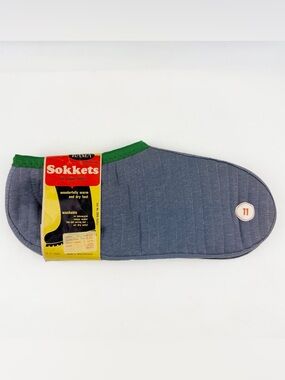 Vtg 80s Bama Boot Sokkets Socks Size 11 Blue Hunting Outdoor West Germany *Read